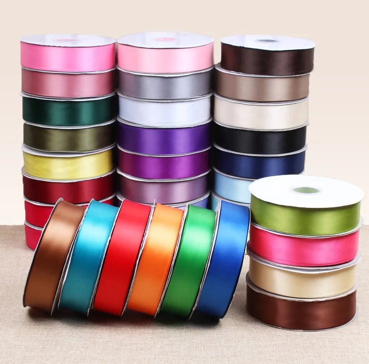 Luxury custom design satin ribbon for flowers