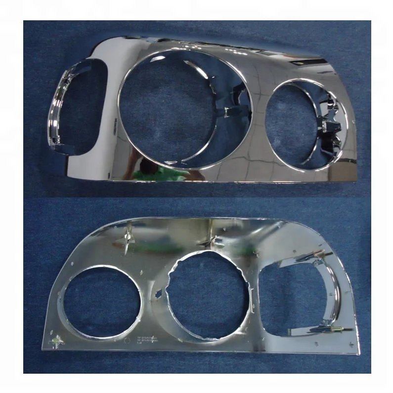 A06-20711-000, A06-20711-001 Freightliner Century Truck  Left and Right Side Pair Chrome Headlight Bezel