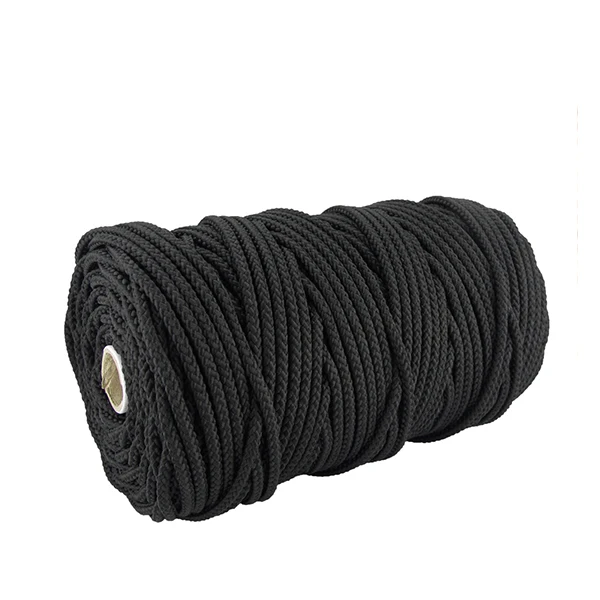 #18 3-strand twisted Black Nylon Twine