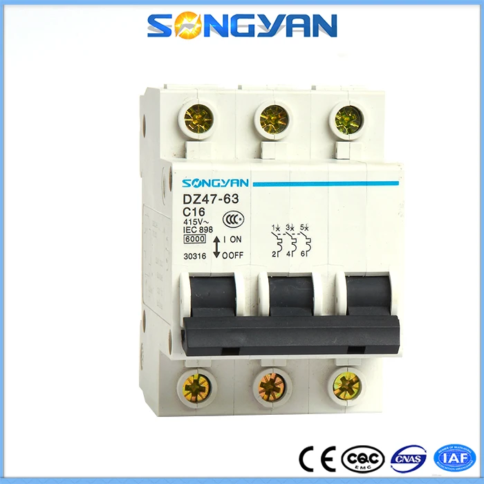 Гарантированное качество надлежащую цену воздушный автоматический выключатель 63а