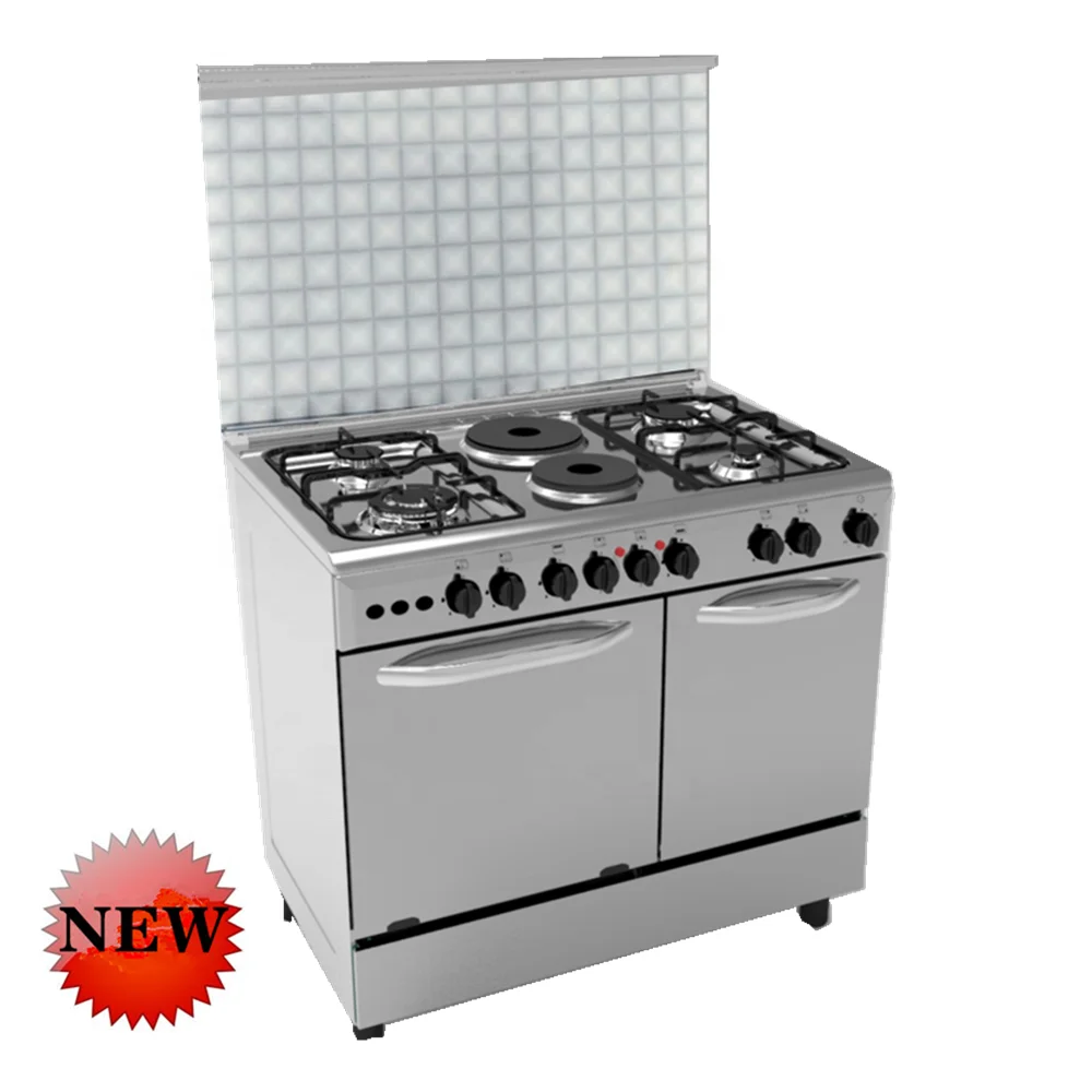 High quality and reasonable price bright color gas cooker with oven for sale