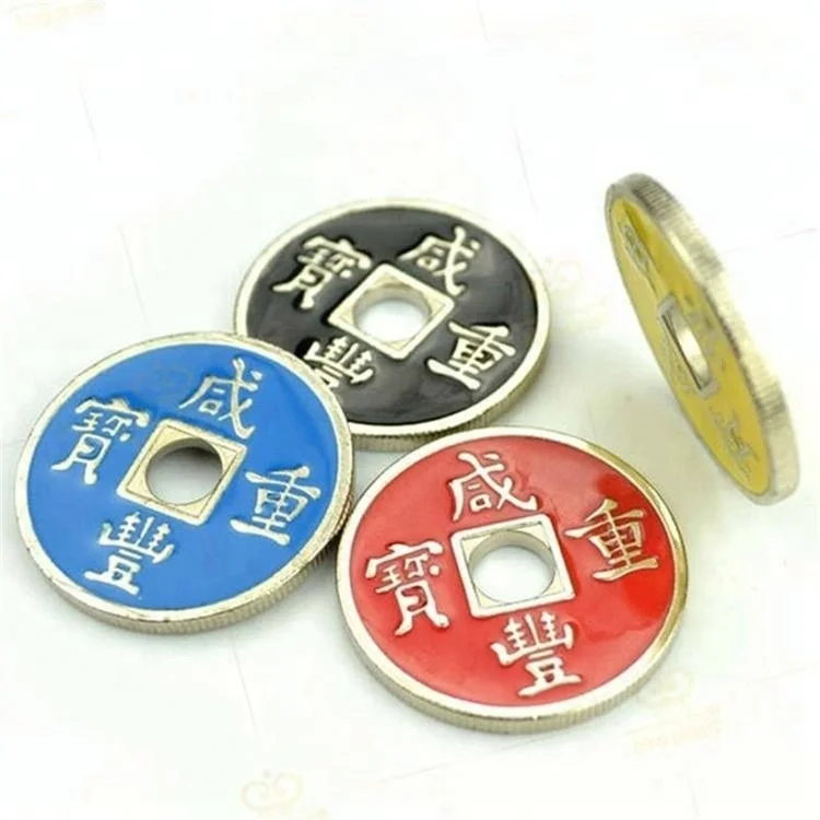 Custom Wholesale Chinese Coin Suit Magician Magic Props Chinese Coin