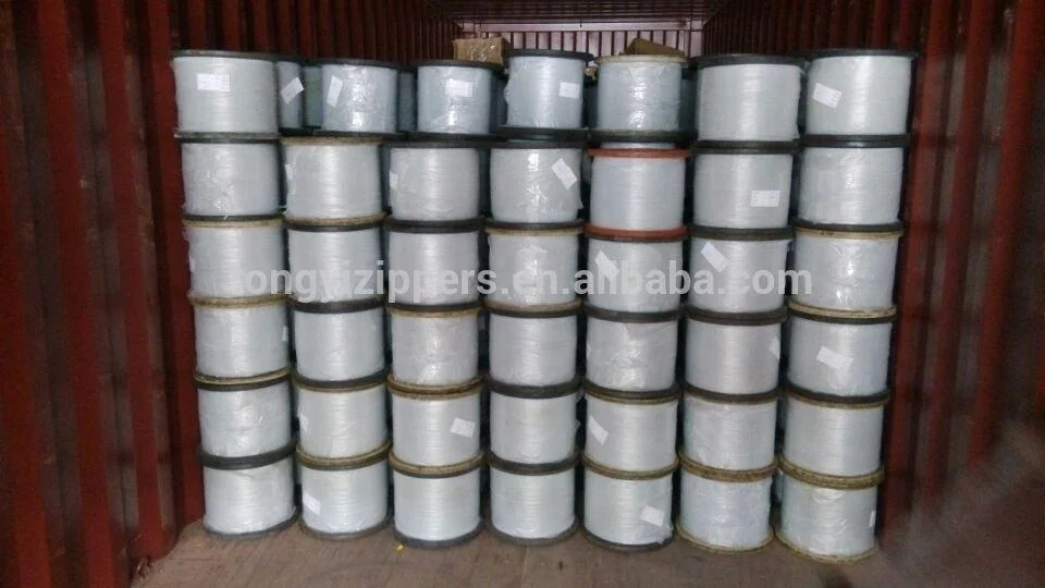 High quality sewing accessory polyester monofilament yarn for zipper teeth