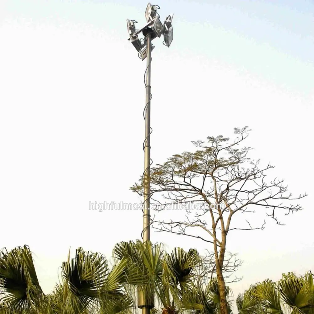 18m-35m highest quality Telescoping Mast for WiFi Antennas and camera