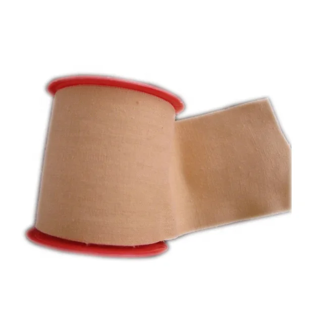 zinc oxide white or skin cotton with plastic white cover adhesive tape
