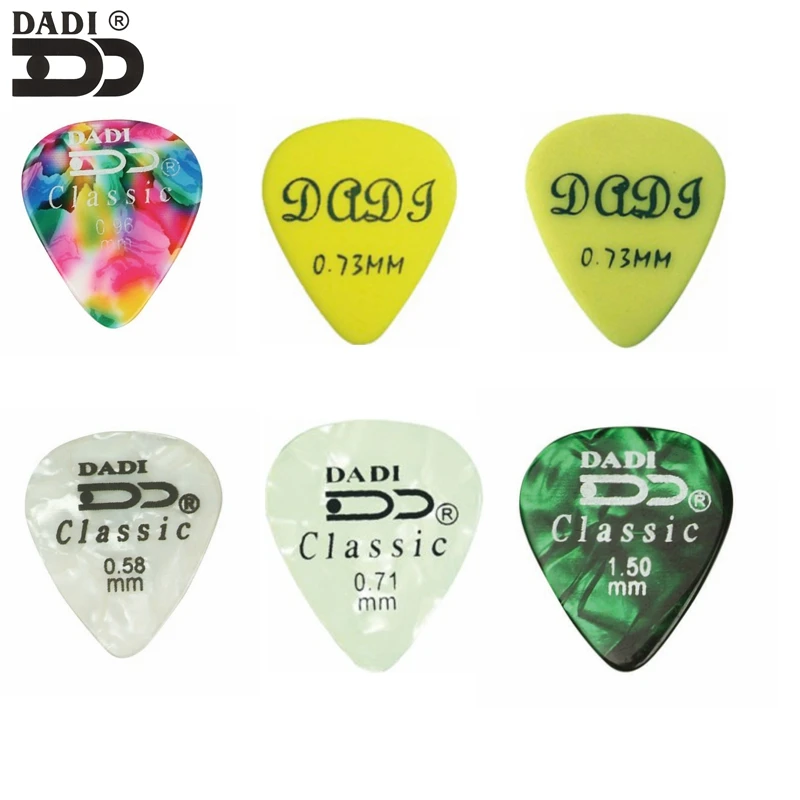
Wholesale Nylon Plectrum celluloid Guitar Picks guitar use mutil color Custom Logo Low Price Color Printing Guitar Picks 