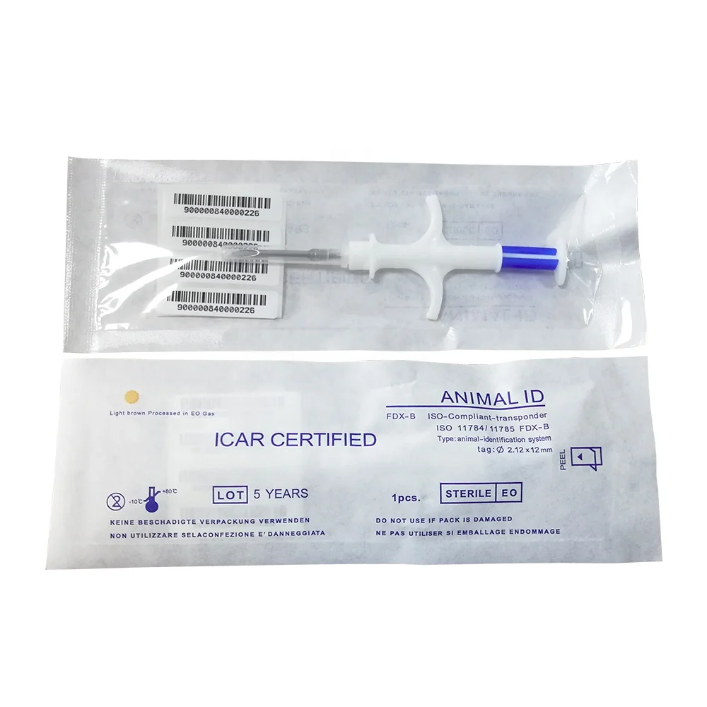 Pet And Bird Microchip RFID With Syringe