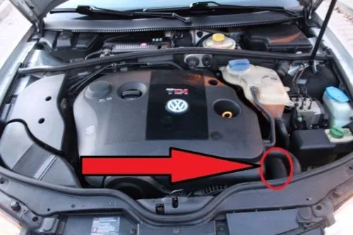 Вторичный шланг для VW PASSAT B5 1 9 TDI /AUDI A4 A6 турботруба интеркулер резина 058145856K