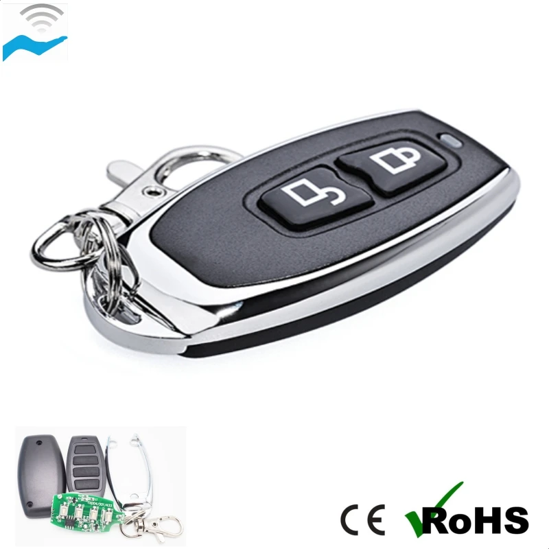 4 keys remote fixed code duplicator remotes for garage doors 433mhz