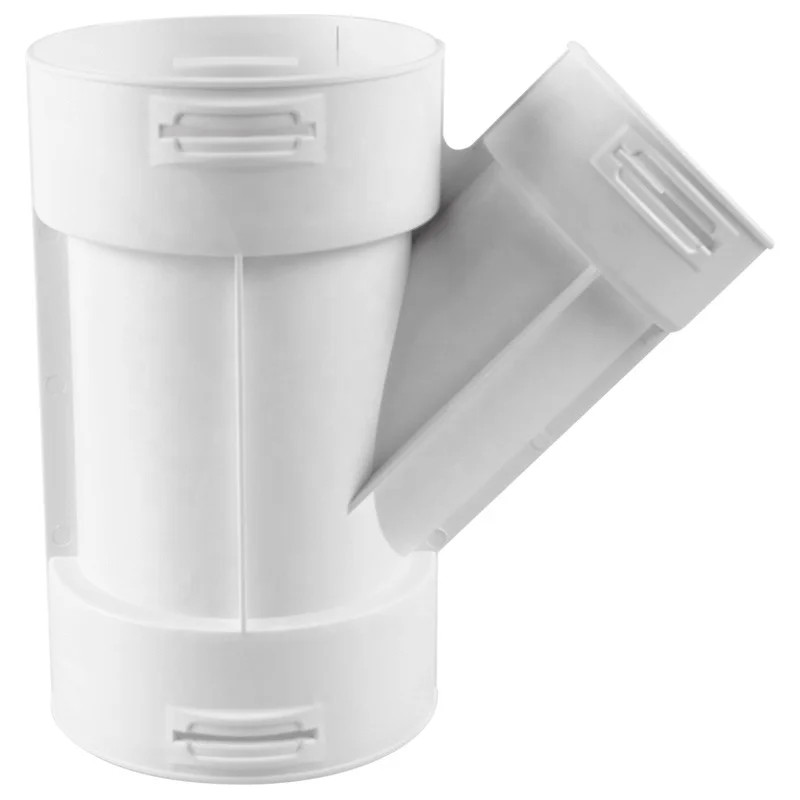 Air Vent Flat Duct Y Tee Pipe Fittings for Ventilation System