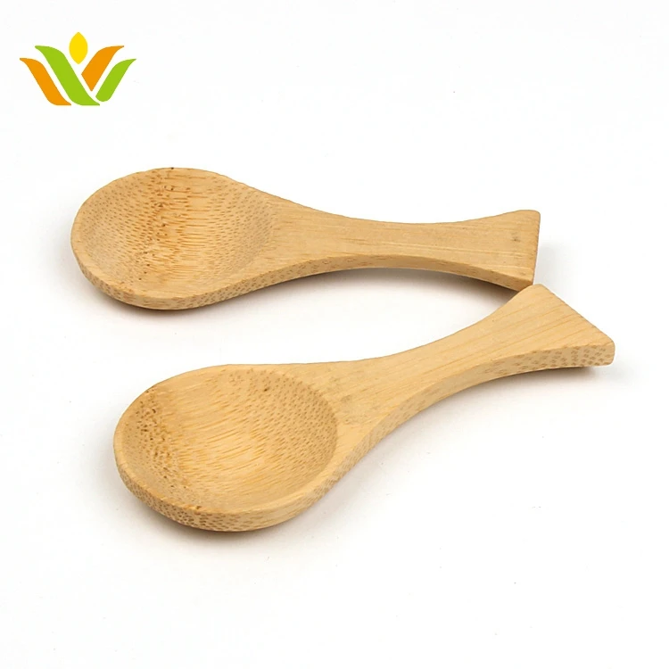 High Quality Mini Bamboo Edible Design Spoon
