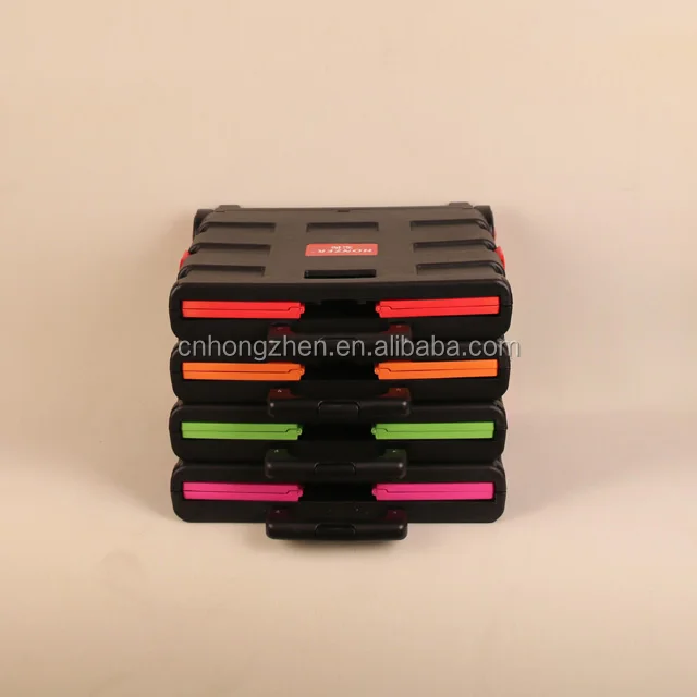 
plastic folding foldable grocery cart trolley shopping trolley 