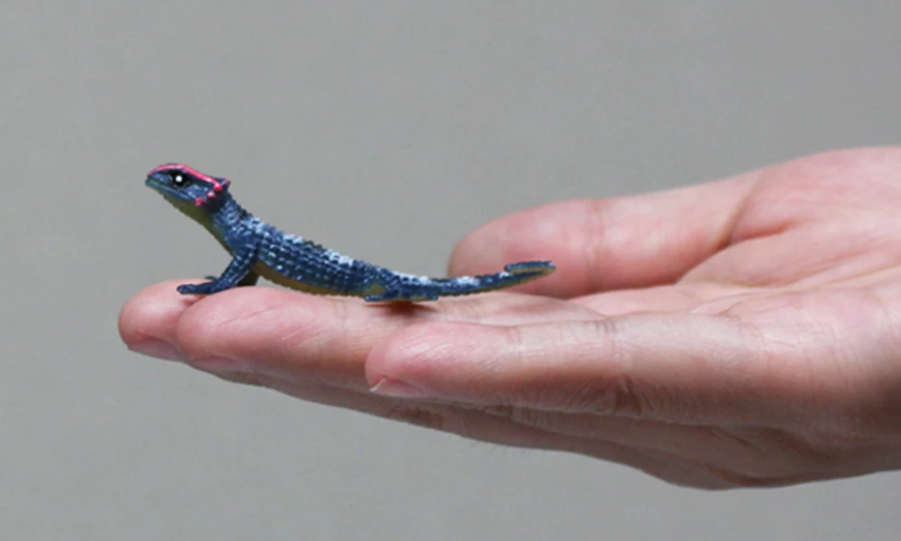 Пластиковая мини-Ящерица в виде животных