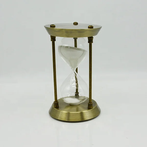 Metal 60 Minutes Hourglass Decorative Sand Timer