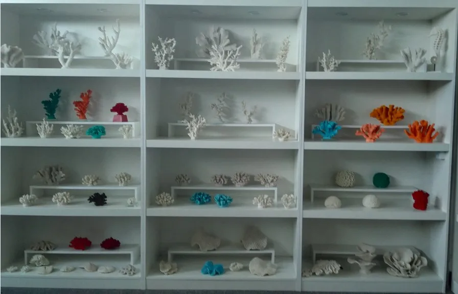 hot sale beautiful white artificial coral reef aquarium decoration