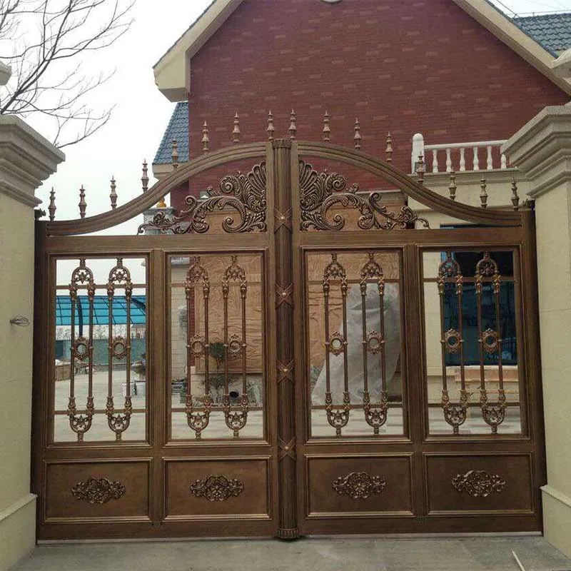 Front door design decorative courtyard gate simple main gate
