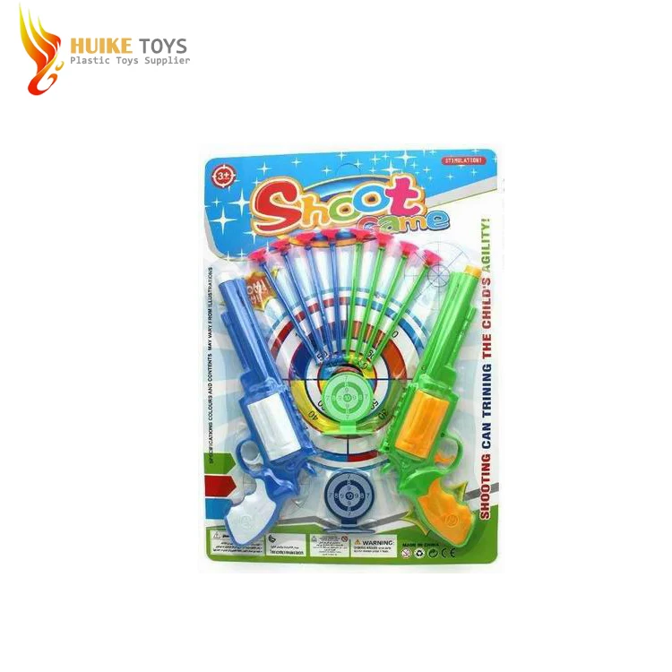 Hot plastic soft bullet gun toy police play set