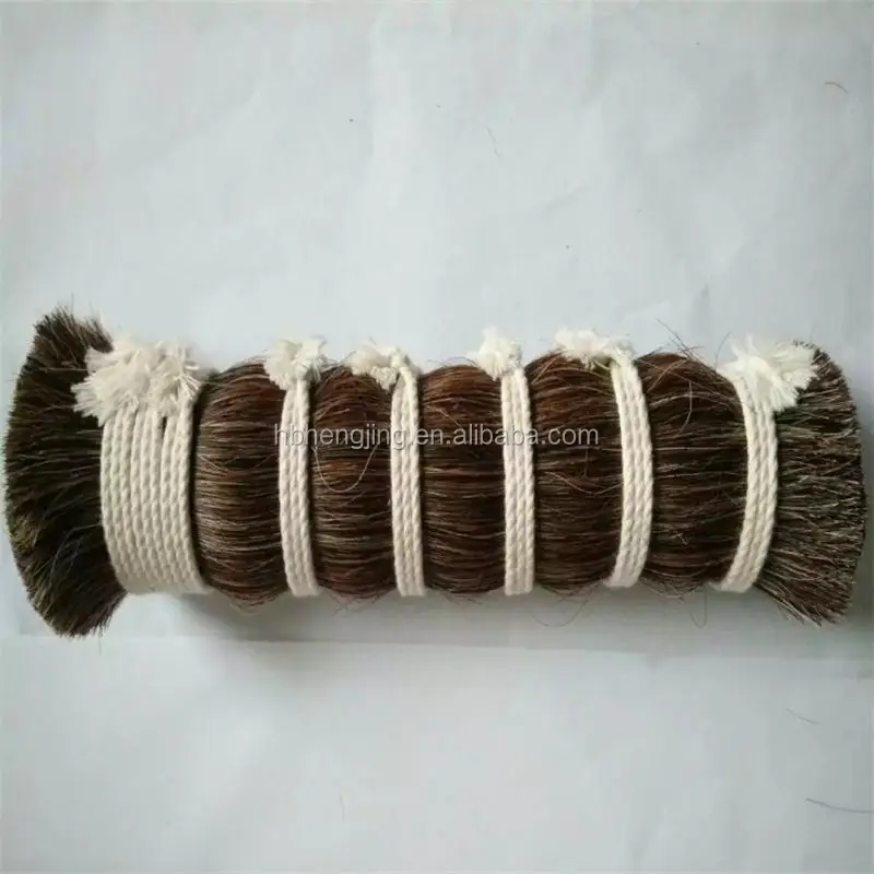 
Washed double drawn horse mane hair for paint brush 