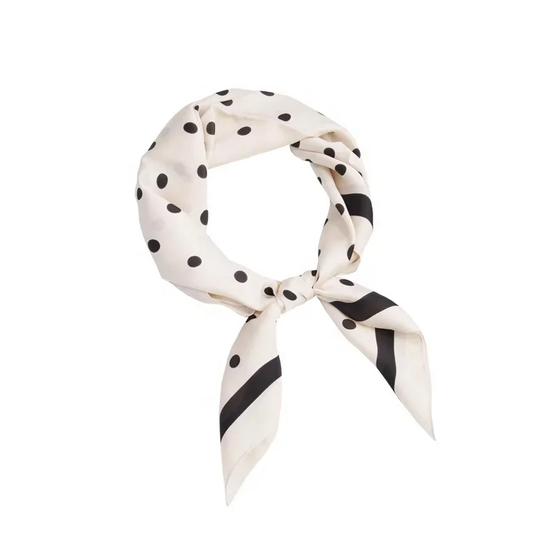 Versatile Lightweight Scarf For Women Spring Black Scarves Shawl Wraps Pattern Neck Scarf