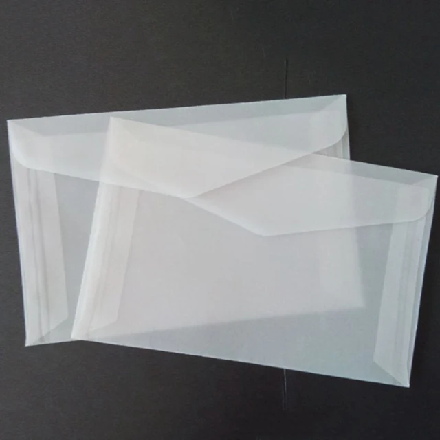 white greaseproof nondeflecting high temperature resistance butter paper envelope for packaging