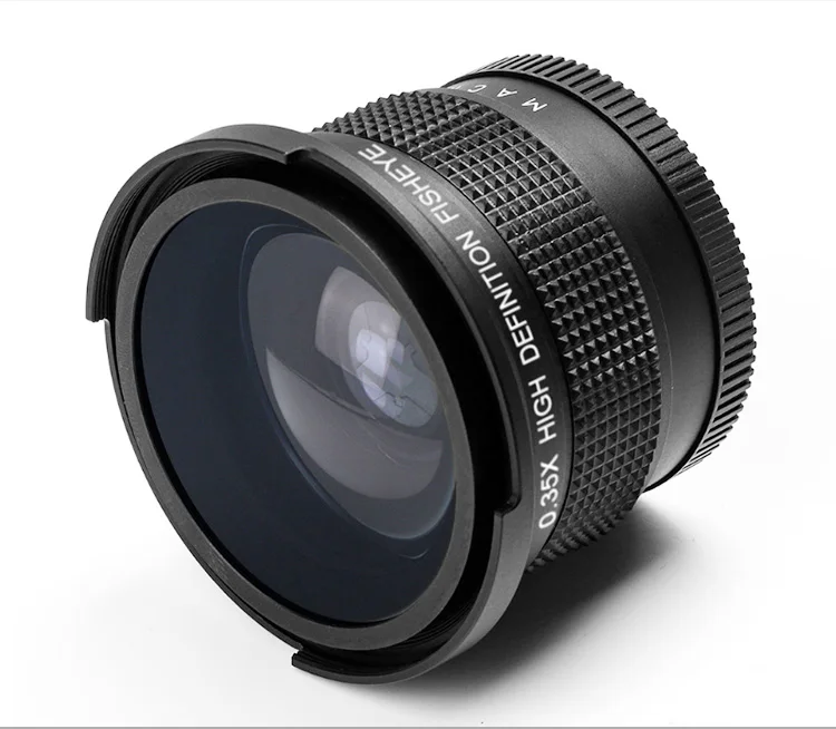 52mm 55mm 58mm 0.35X HD Professional Super Fisheye Wide Angle camera Lens For DSLR Camera