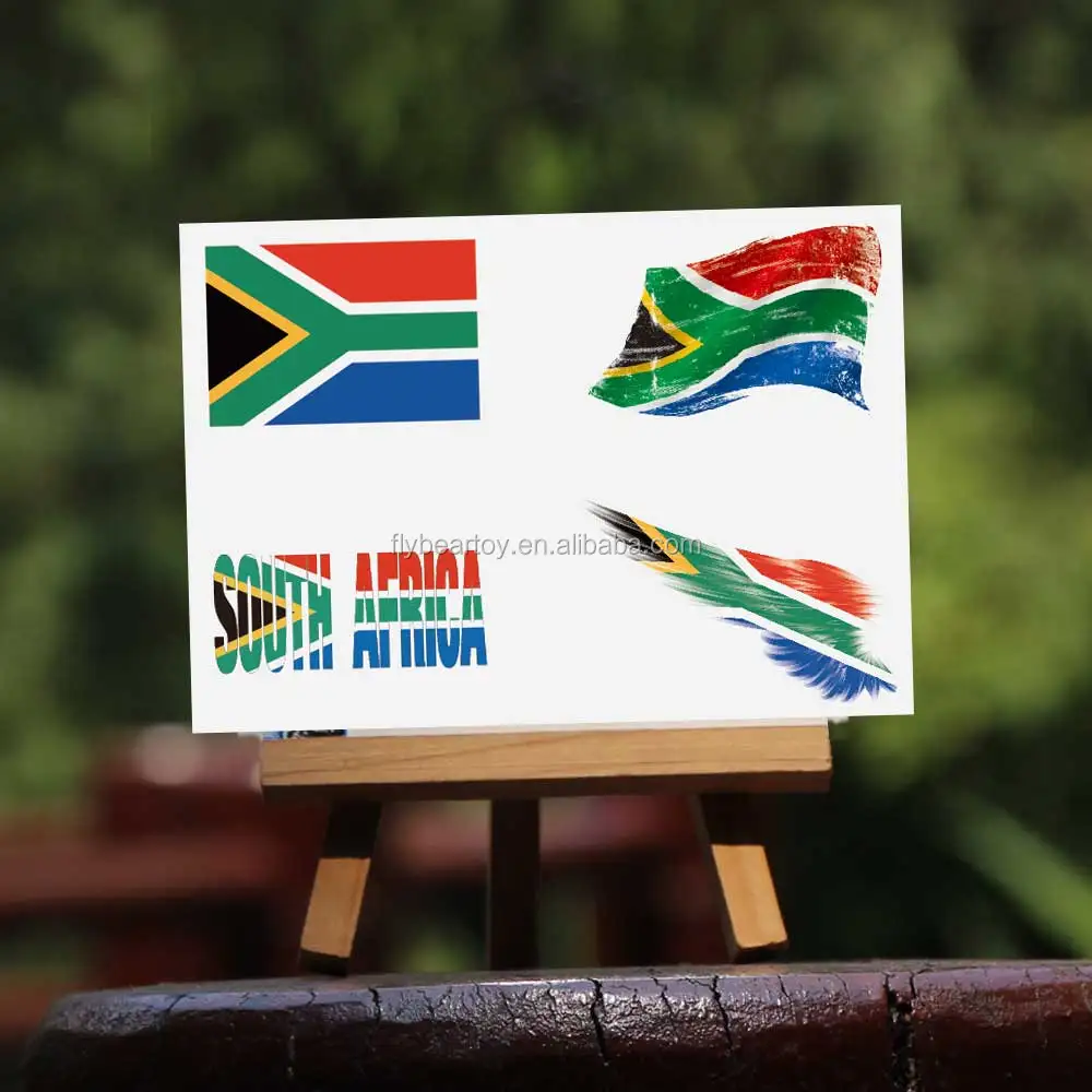 Пользовательские временные Нация Флаг татуировки наклейки