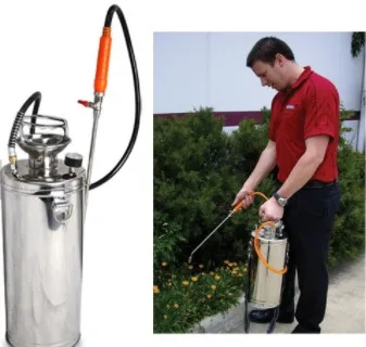 Stainless steel knapsack sprayer SUS304 mist sprayer 10L pressure spray slivery farm spray brass nozzle spray
