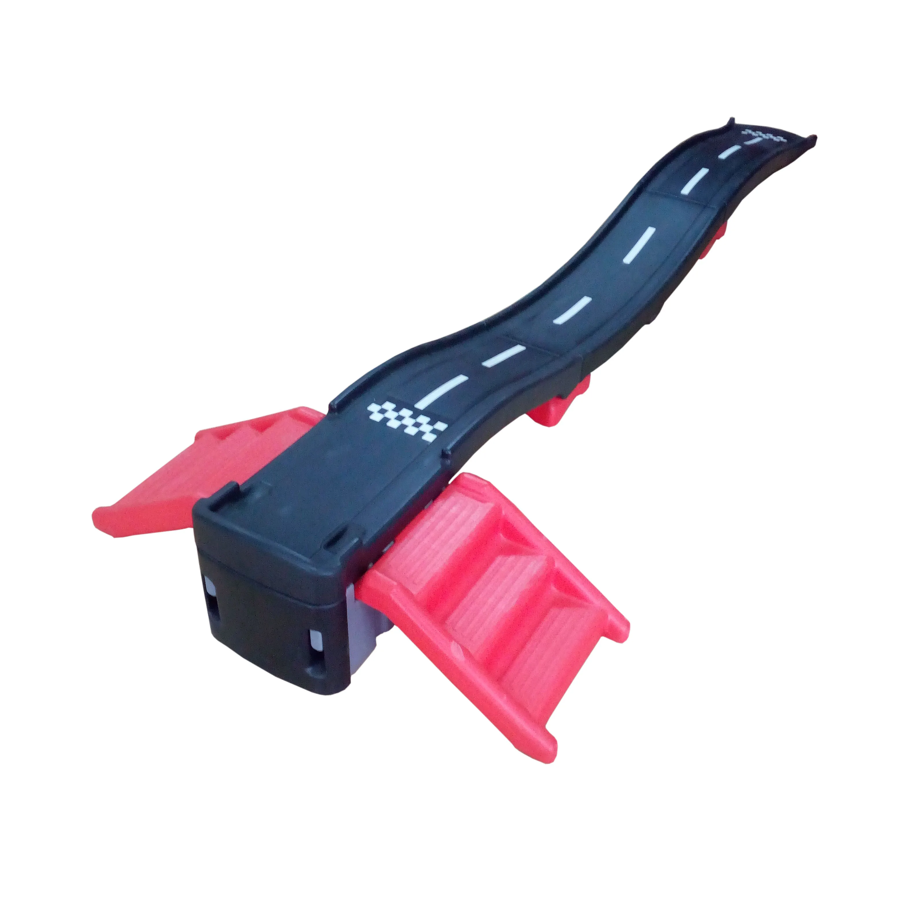 
Kids outdoor up and down roller coaster ride on 