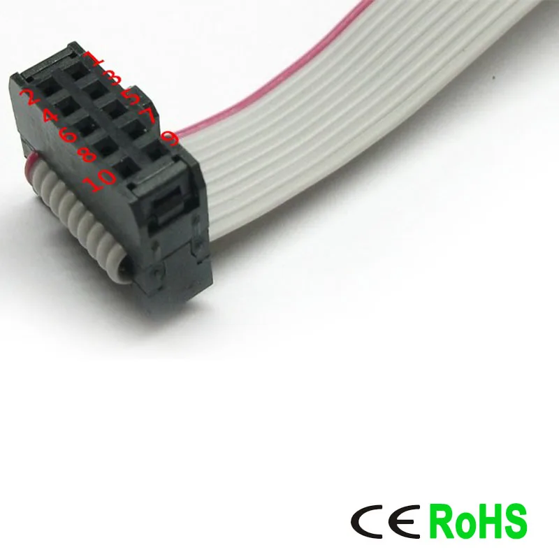  FC10p IDC DB9 RS232 Dsub 9P серийный плоский кабель-удлинитель материнская плата MB последовательный порт удлинитель для головок