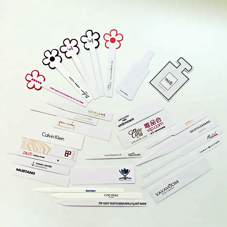 Wholesale Perfume Test Paper Printing Blotter Cards Fragrance Test Paper