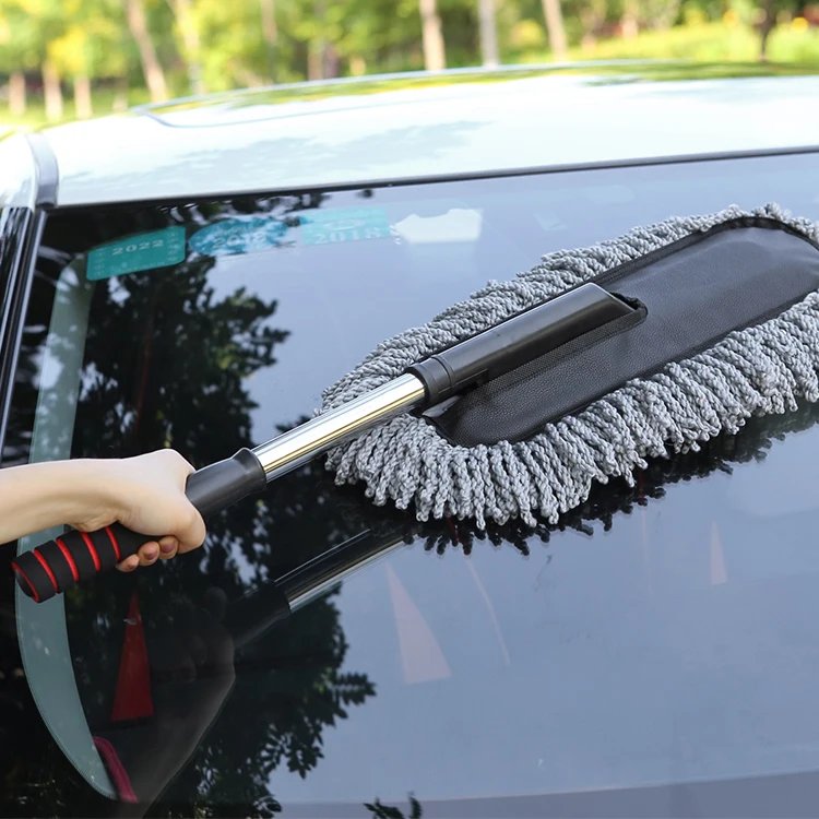 Long Handle Telescopic Microfiber Car Cleaning Wash Brush Duster