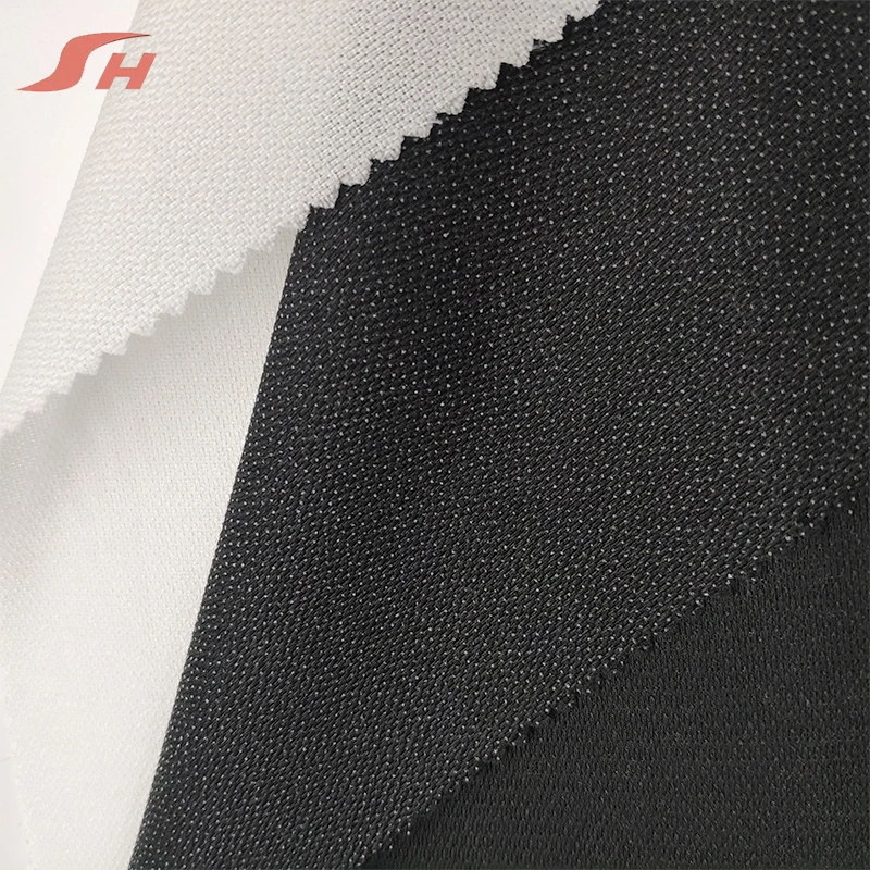 
Professional manufacturer PES paste microdot fusing washable interlining 