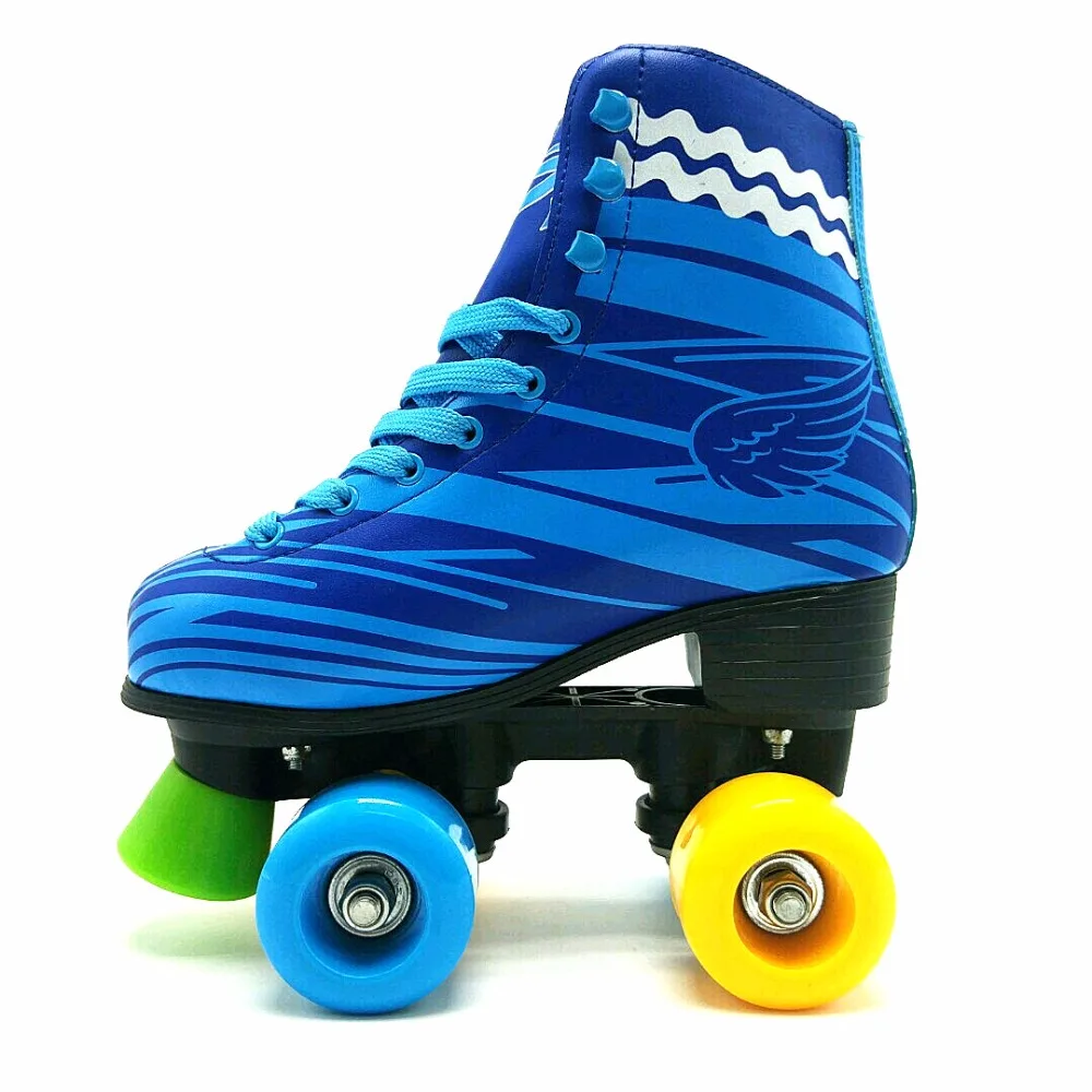 
4 wheels retractable inline skate roller shoes adjustable single row wheel roller quad roller skate shoes 