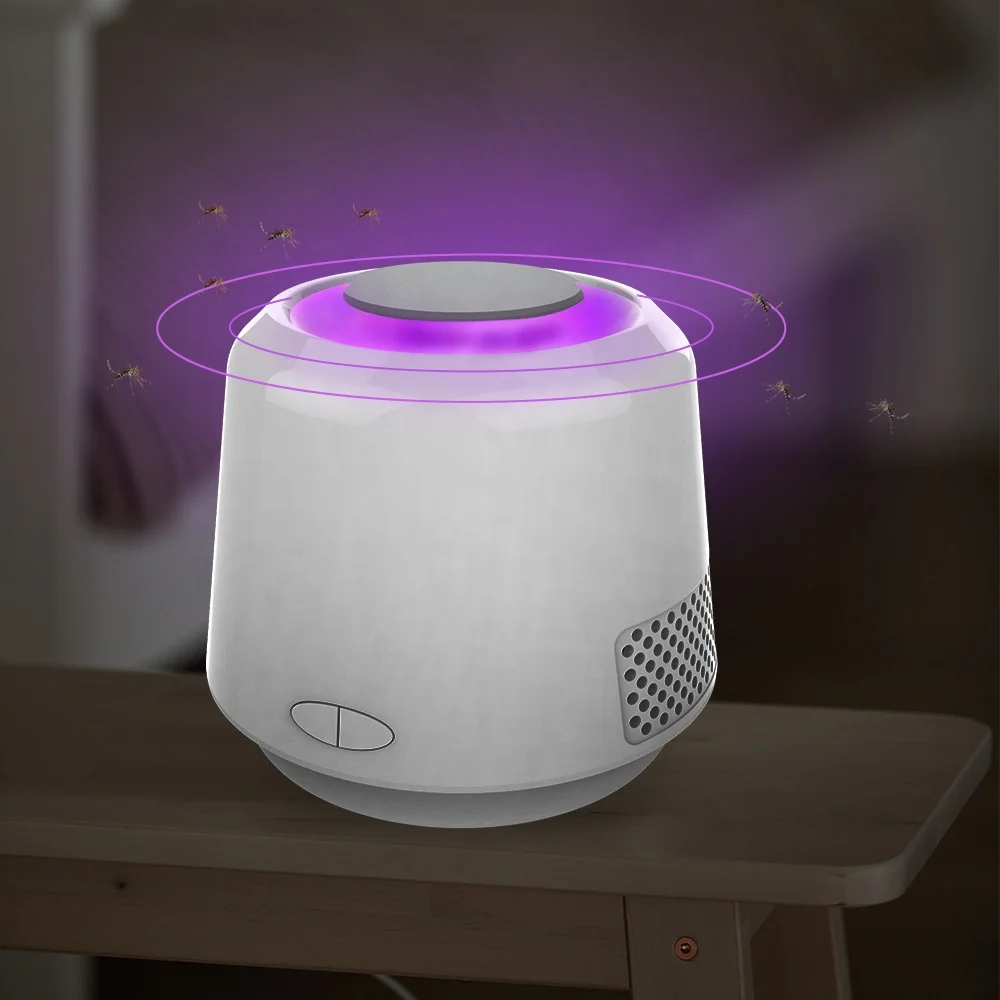 White 6W USB lighting and mosquito killing light for baby room