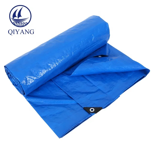 Awnings And Tarpaulins Blue Waterproof Flatbed Tarp