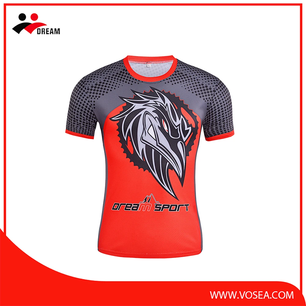 Personalized Sublimation Print Dryfit Event Race Shirt Custom Design Running Shirt for Sale