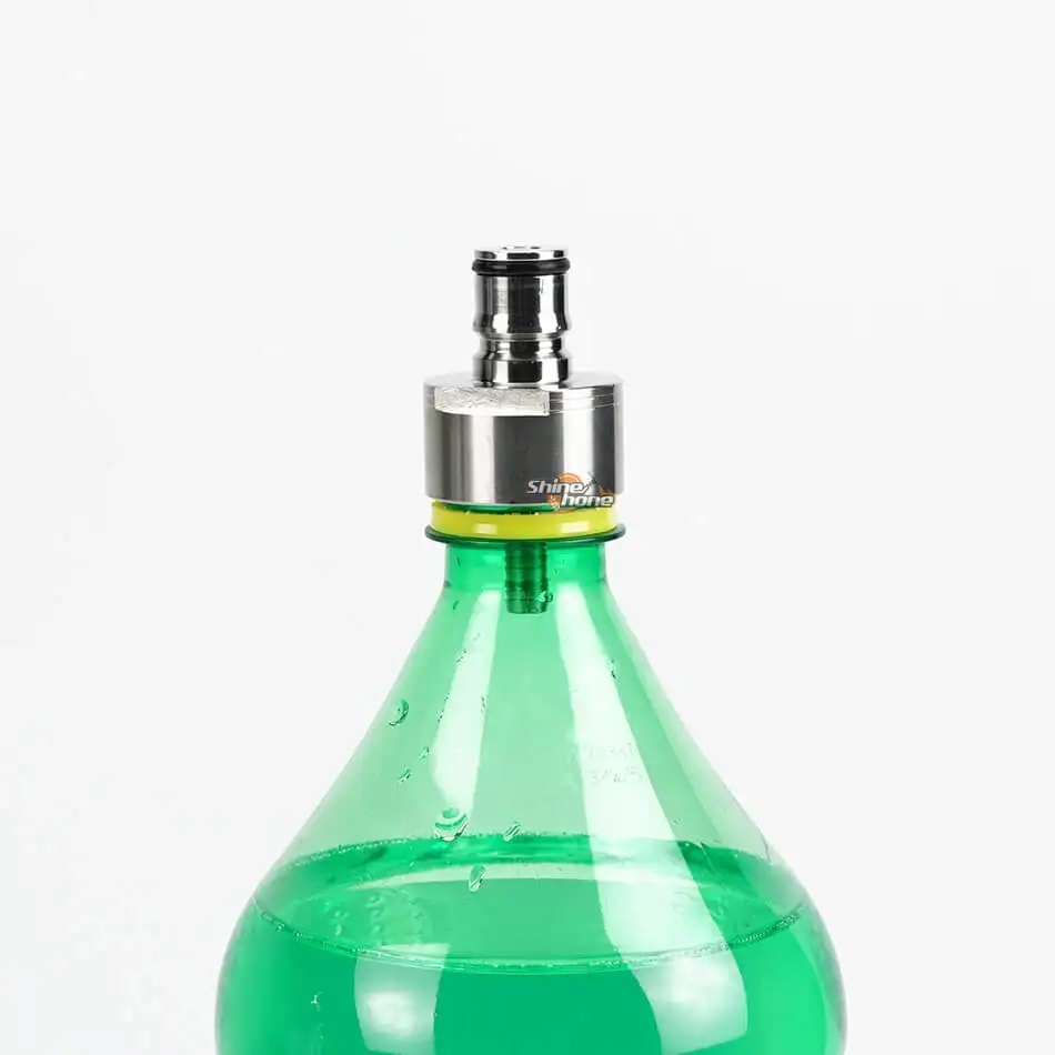 Stainless Steel Carbonation Cap and Line Cleaning Ball Lock for Homebrew Beer