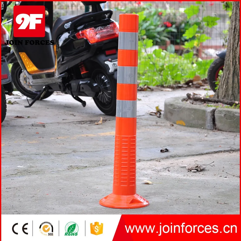 9F Reflective PE Reflective Delineator Pvc Bollard