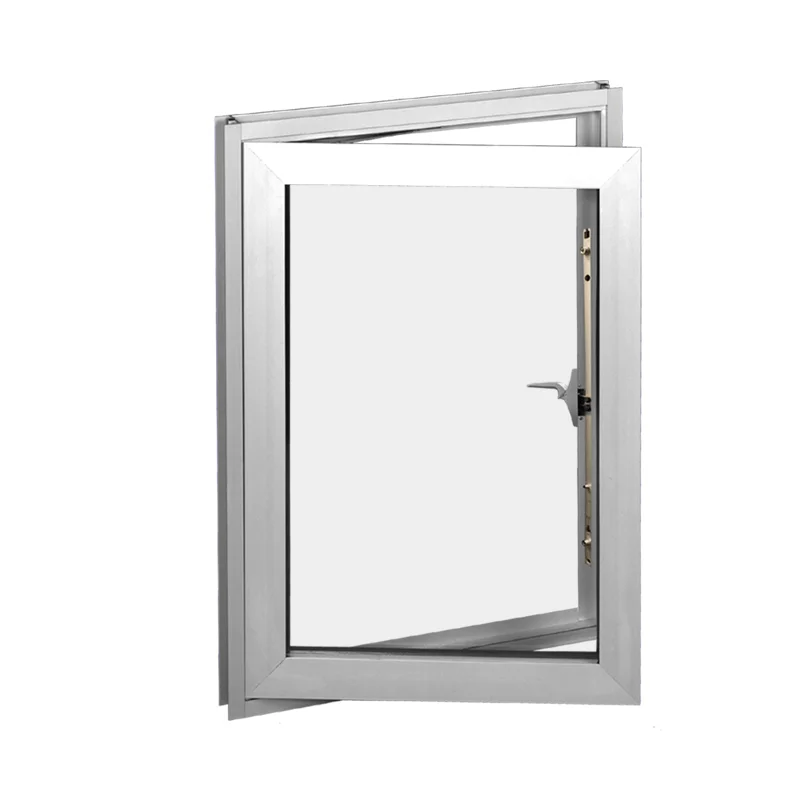CE certificate aluminium single/double panel casement double glazed windows with cheap price
