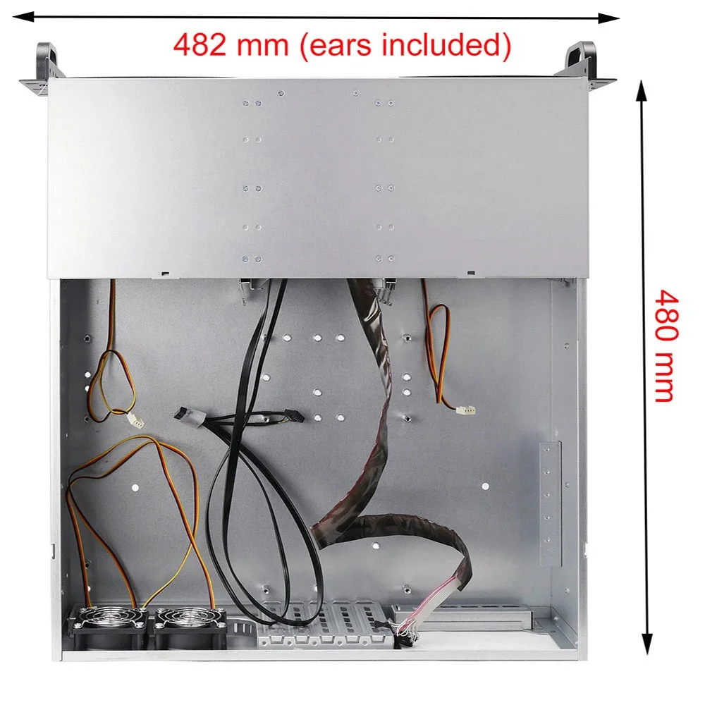 PC Computer Industrial Rack Mount Server Chassis Case 3U