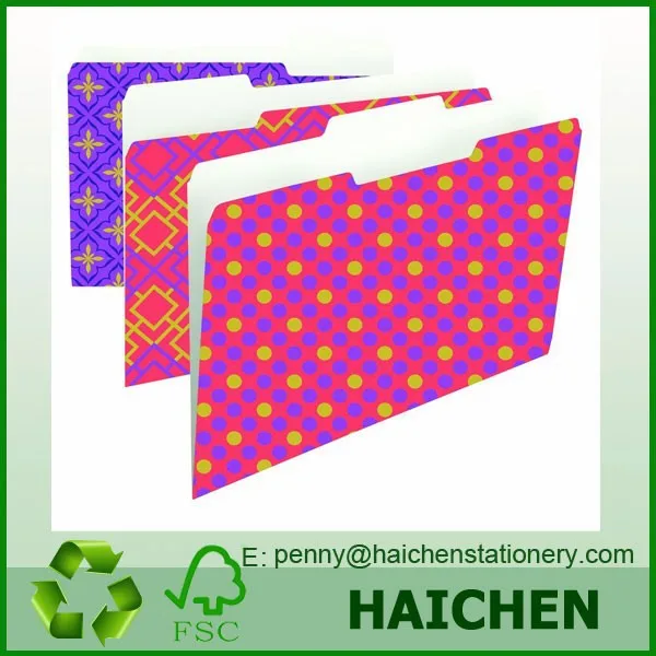 Китай manufactur дешевые фантазии бумаги Манила папки
