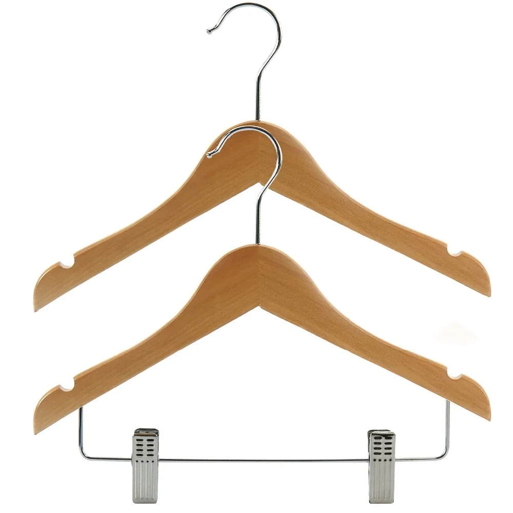 White baby hanger wood Coat Hangers skirt hangers