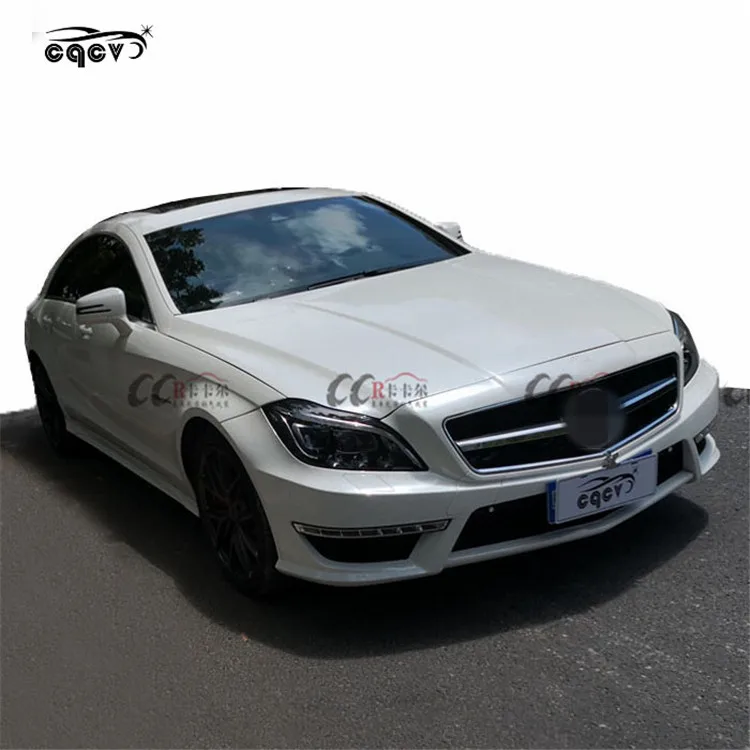 front bumper body kit for cls w218 modify to a.m.g/c63 grille