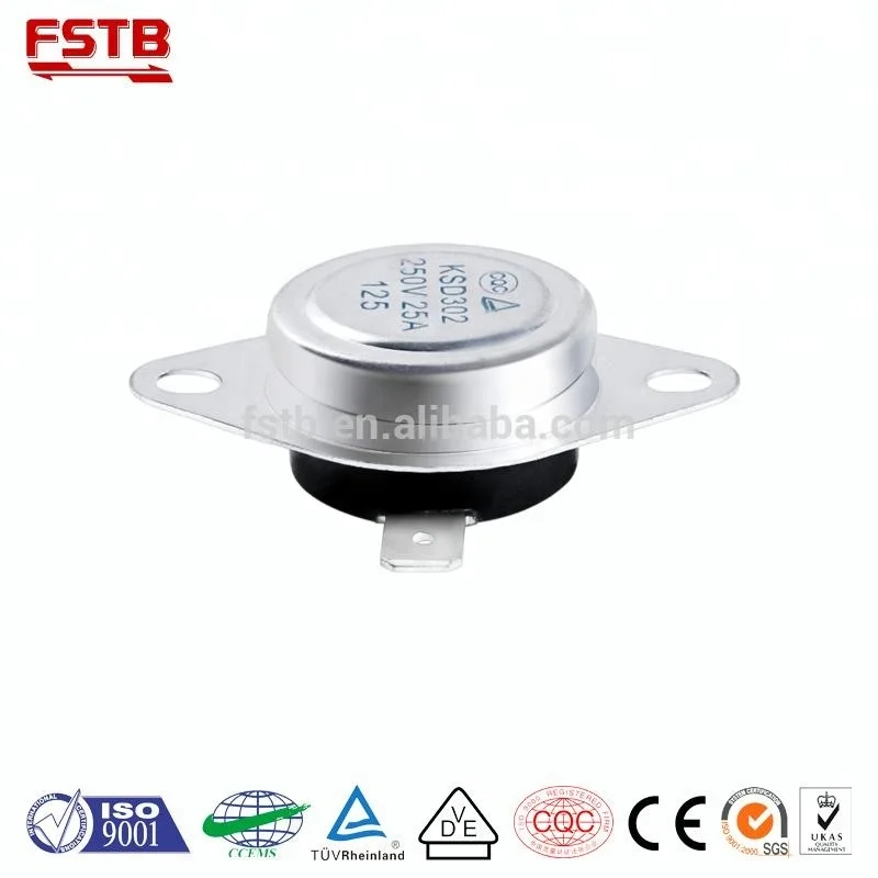 FSTB KSD 302 thermostat  Big Current Bakelite snap action limit Switch