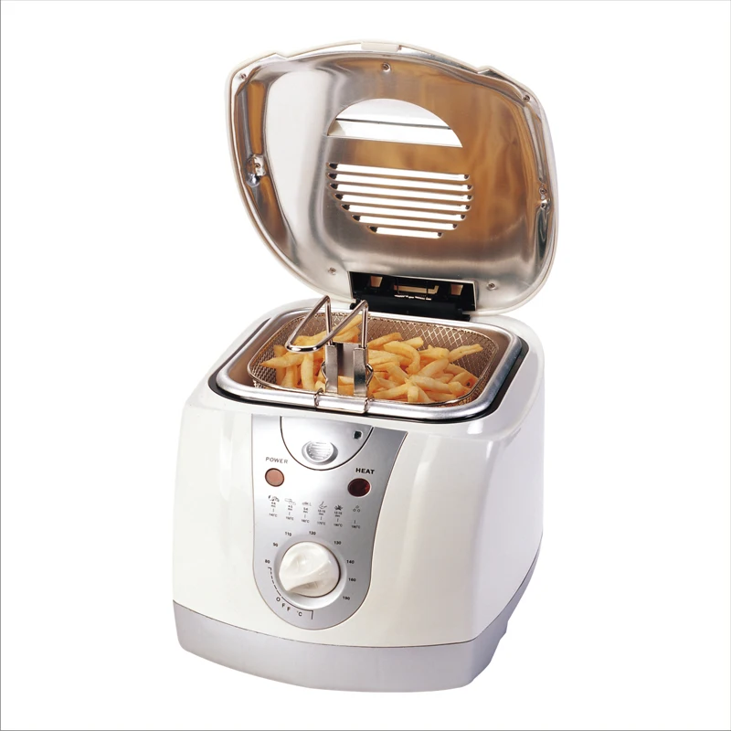 XJ-4K025 fashionable electric deep fryer with fondue set and non-stick coating