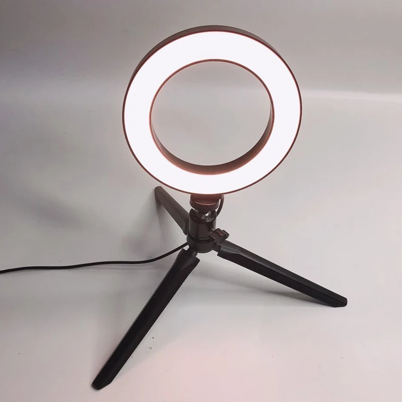 
Big/Small Dimmable LED Studio Camera Ring Light Phone Video Light Lamp With Tripods Ring Table Fill Light 