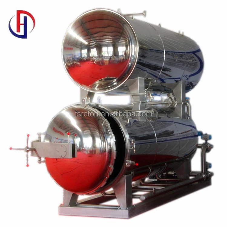 Immersion Retort Sterilizer Machine For Meat And Fish