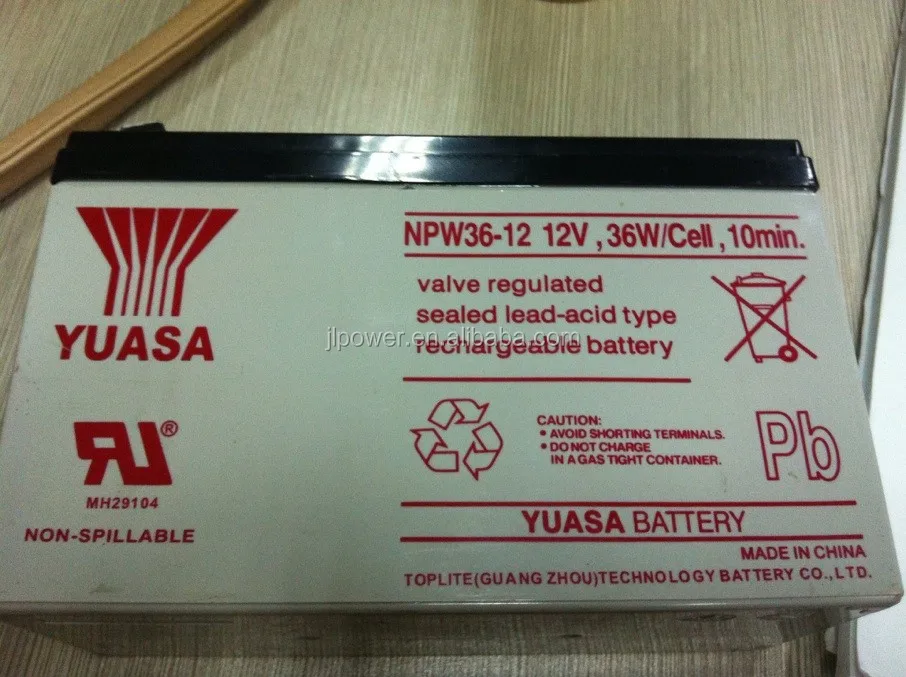 high quality NPW36-12 yuasa battery 12v 7ah yuasa battery agm NP7-12 yuasa battery