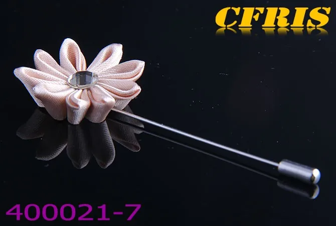 
New arriving coniferous flower with crystal inlaid lapel pins 