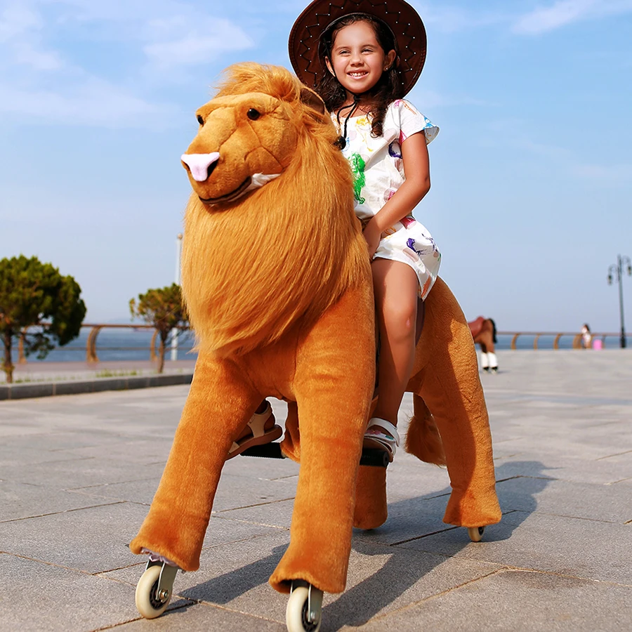 Large Ride On Mechanical Horse Toys For Kids Pony Riding For Toddlers